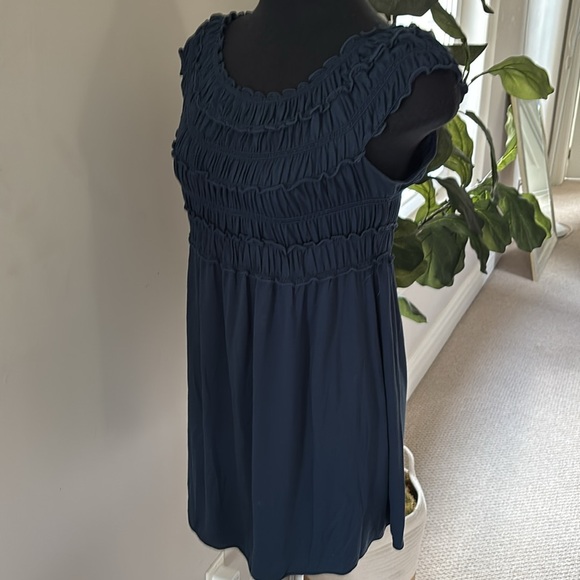 MAX STUDIO SLEEVELESS TUNIC TOP / MINI DRESS - Picture 2 of 13